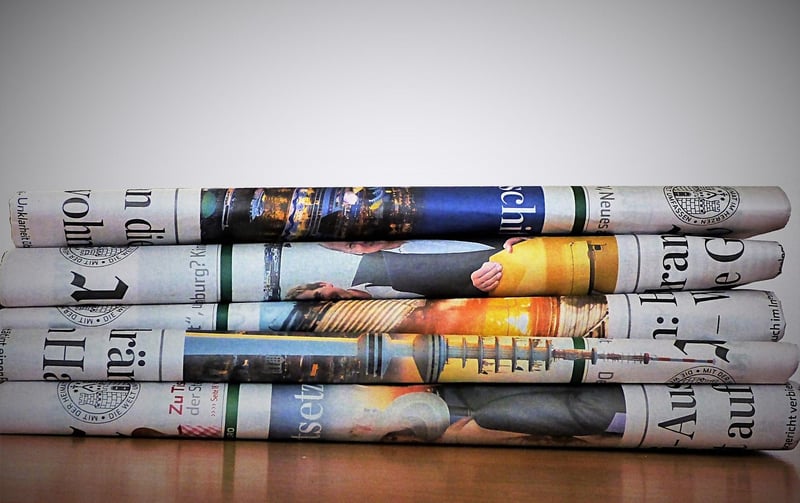 Newspaper or Magazine Wraps